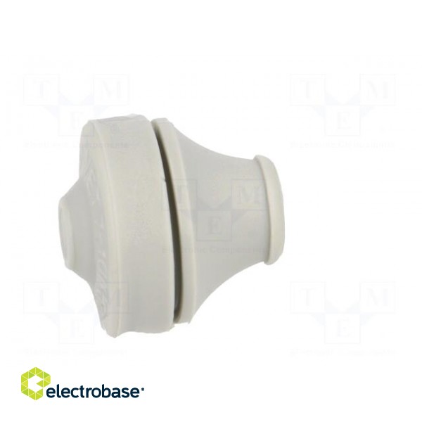 Grommet | Ømount.hole: 19mm | TPE (thermoplastic elastomer) | grey image 7