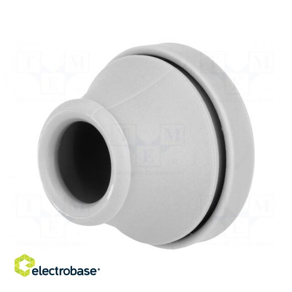 Grommet | Ømount.hole: 29mm | TPE (thermoplastic elastomer) | grey