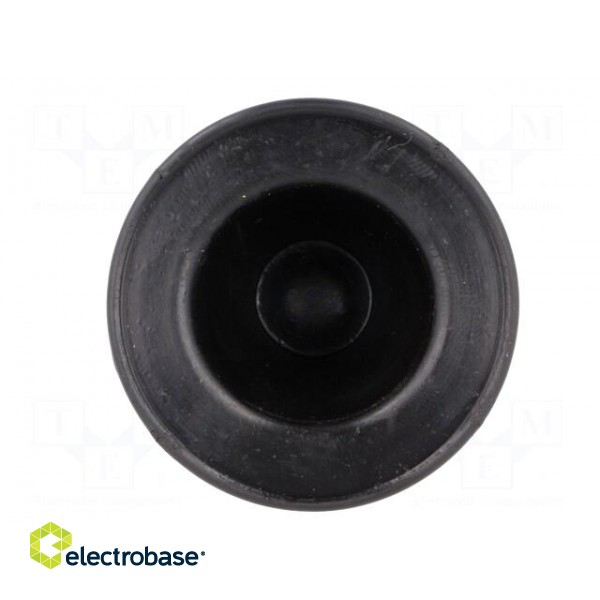 Grommet | Ømount.hole: 38mm | rubber | black | Panel thick: max.2mm paveikslėlis 9