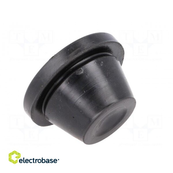 Grommet | Ømount.hole: 38mm | rubber | black | Panel thick: max.2mm paveikslėlis 4