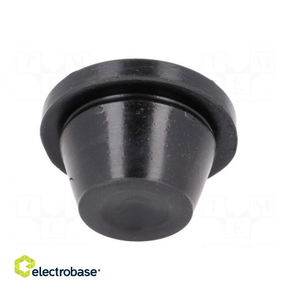 Grommet | Ømount.hole: 38mm | rubber | black | Panel thick: max.2mm paveikslėlis 5