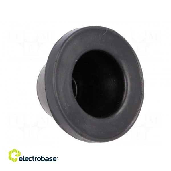Grommet | Ømount.hole: 38mm | rubber | black | Panel thick: max.2mm paveikslėlis 8
