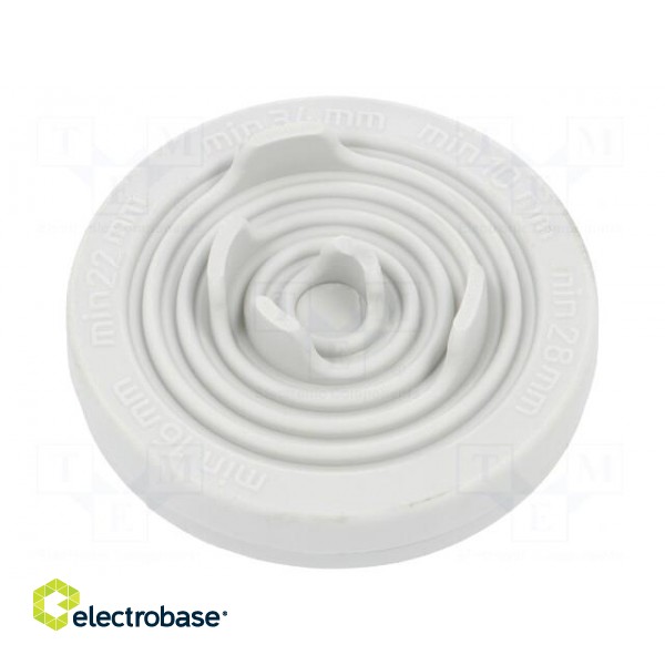 Grommet | Ømount.hole: 40mm | TPE (thermoplastic elastomer) image 1