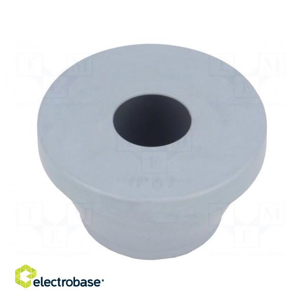 Grommet | Ømount.hole: 48mm | Panel thick: 1÷4mm | L: 32mm | Mat: rubber image 2