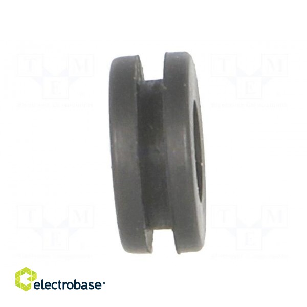 Grommet | Ømount.hole: 6mm | Øhole: 4.1mm | rubber | black image 7