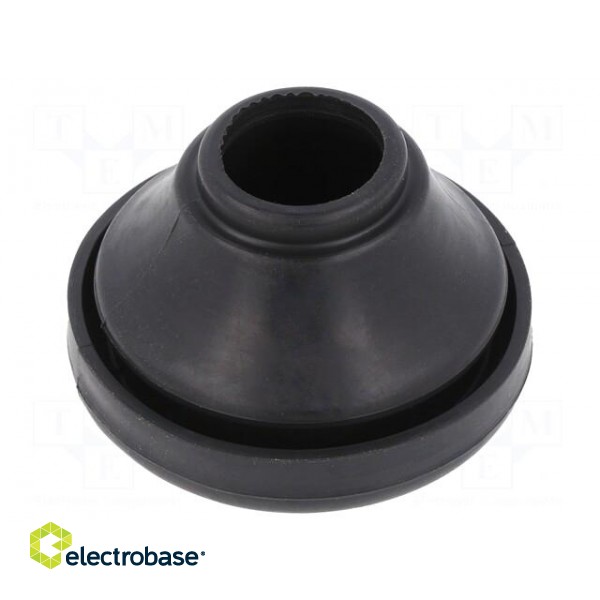 Grommet | elastomer thermoplastic TPE | black | 14÷20mm | IP67 | MET-M image 2