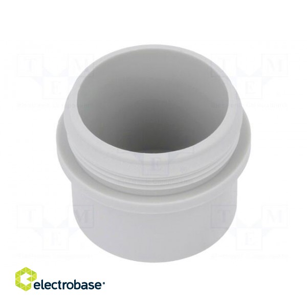 Grommet | elastomer thermoplastic TPE | grey | -35÷60°C | UL94HB image 2