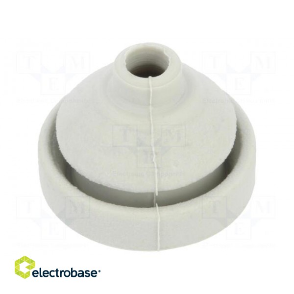 Grommet | elastomer thermoplastic TPE | grey | 3÷5mm | IP67 | MET-M image 2