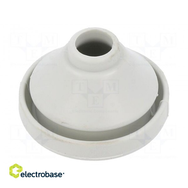 Grommet | elastomer thermoplastic TPE | grey | 7÷10mm | IP67 | MET-M image 2