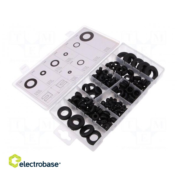 Kit: grommets | Mat: rubber | Pcs: 180 image 1