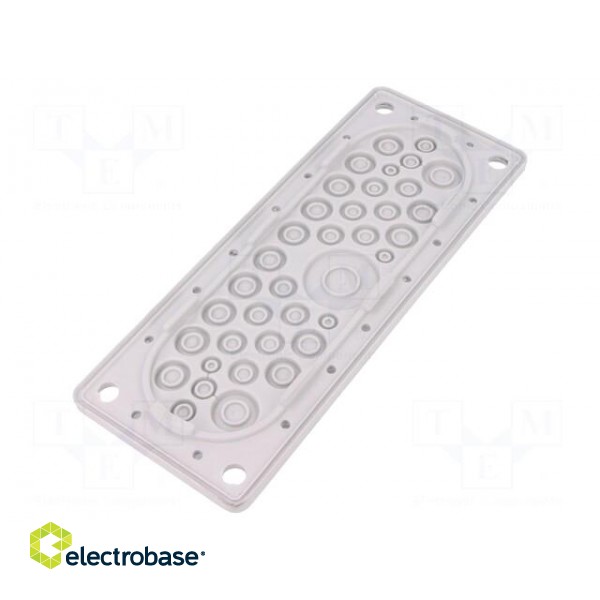 Multigate grommet | elastomer thermoplastic TPE | light grey image 2