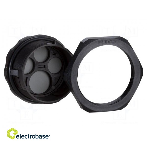 Multigate grommet | Holes no: 8 | Gland: M50