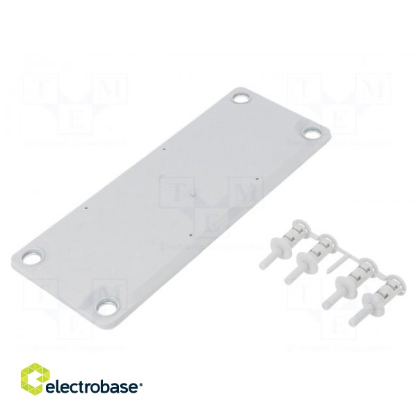 Multigate grommet | light grey | Holes no: 35 | -40÷100°C | IP44 image 1