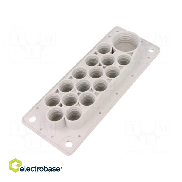 Multigate grommet | TPE (thermoplastic elastomer) | light grey фото 2