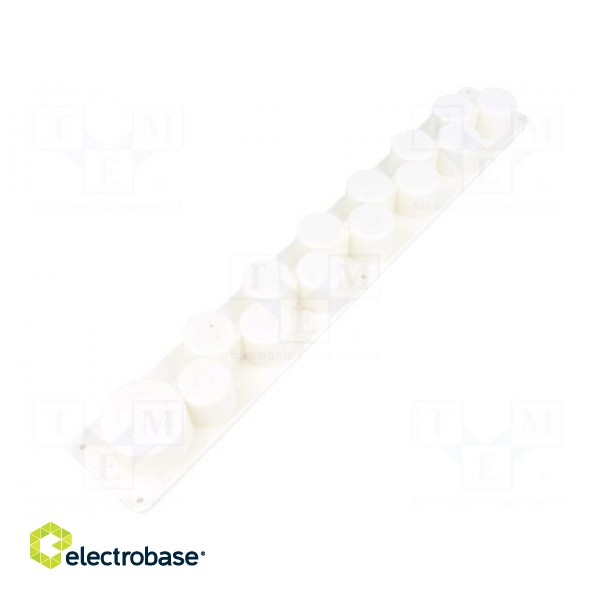 Multigate grommet | elastomer thermoplastic TPE | white | IP30 | HTP image 1