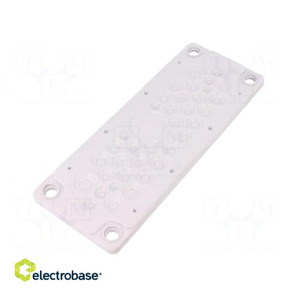 Multigate grommet | elastomer thermoplastic TPE | light grey image 1