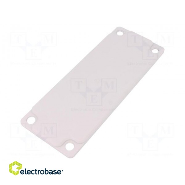 Stopper | TPE (thermoplastic elastomer) | light grey | -40÷130°C фото 1