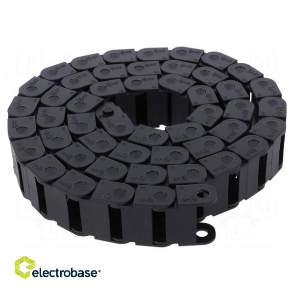Cable chain | 06 | Bend.rad: 28mm | L: 1000mm | Int.height: 10.5mm