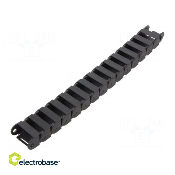 Cable chain | 09 | Bend.rad: 38mm | L: 1000mm | Int.height: 15mm