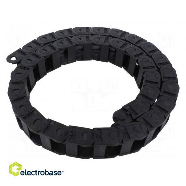 Cable chain | 10 | Bend.rad: 75mm | L: 1006mm | non-openable frames