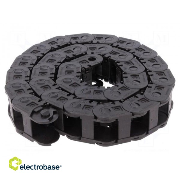 Cable chain | 1400 | Bend.rad: 38mm | L: 999mm | Int.height: 21mm