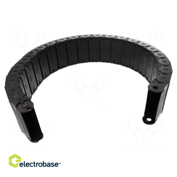 Cable chain | 2480 | Bend.rad: 125mm | L: 1012mm | Int.height: 25mm