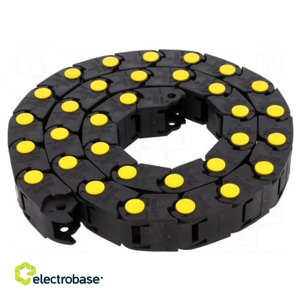 Cable chain | MEDIUM | Bend.rad: 40mm | L: 990mm | Int.height: 18mm image 1