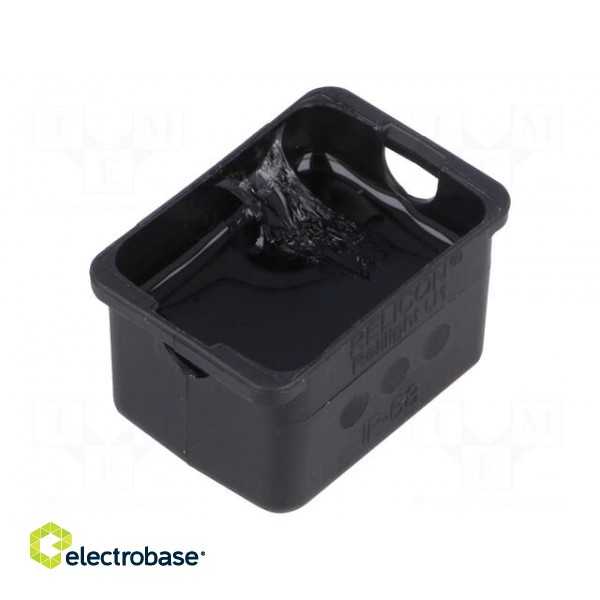 Gel cable joint | RELICON | polyamide | IP68 | black | Y: 38mm | X: 42.5mm image 2