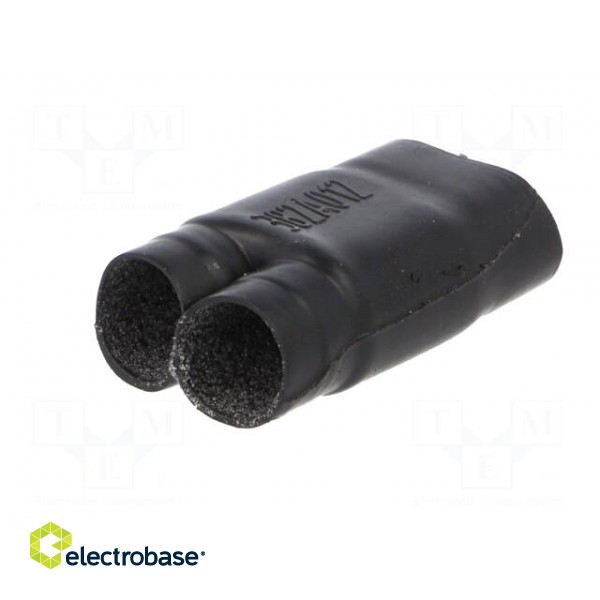 Cable breakout | glued | black | elastomer | -75÷150°C | No.of term: 2 image 2