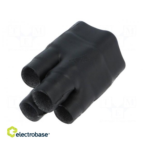 Cable breakout | glued | black | elastomer | -75÷150°C | No.of term: 4 image 1