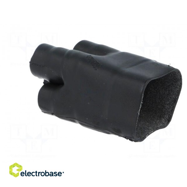 Cable breakout | glued | black | elastomer | -75÷150°C | No.of term: 4 image 4