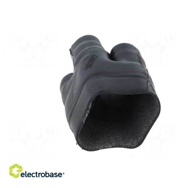 Cable breakout | glued | black | elastomer | -75÷150°C | No.of term: 4 image 5