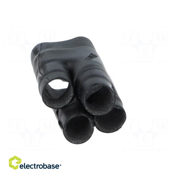 Cable breakout | glued | black | elastomer | -75÷150°C | No.of term: 4 image 9
