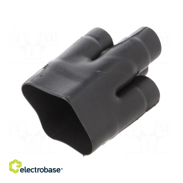 Cable breakout | glueless | 19.3/13.2mm | black | -75÷150°C | RAYCHEM image 2