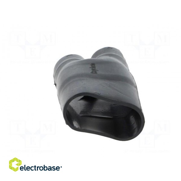 Cable breakout | glueless | black | elastomer | -75÷150°C | Shape: Y image 5
