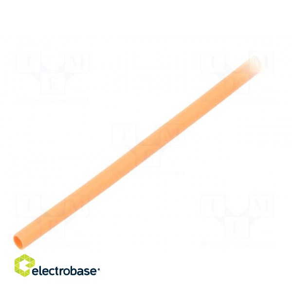 Heat shrink sleeve | glueless | 2: 1 | 1.2mm | L: 1m | orange