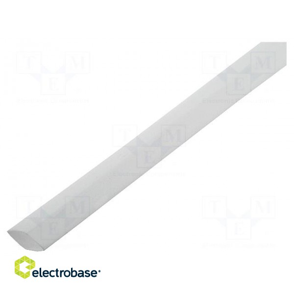 Heat shrink sleeve | glueless | 2: 1 | 4.8mm | white | polyolefine