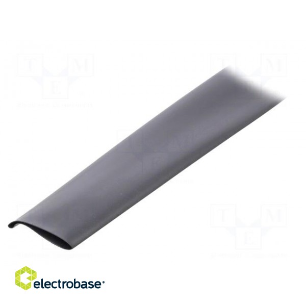 Heat shrink sleeve | glueless | 2: 1 | 19mm | black | polyolefine | reel