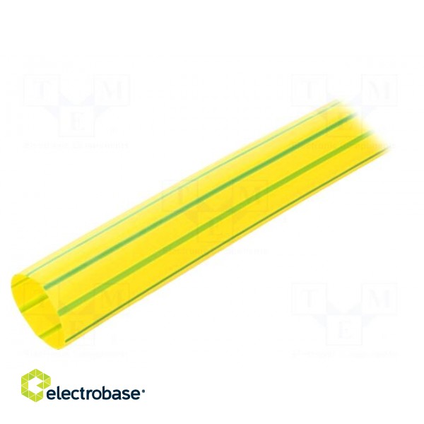 Heat shrink sleeve | glueless | 2: 1 | 31.8mm | L: 1m | yellow-green