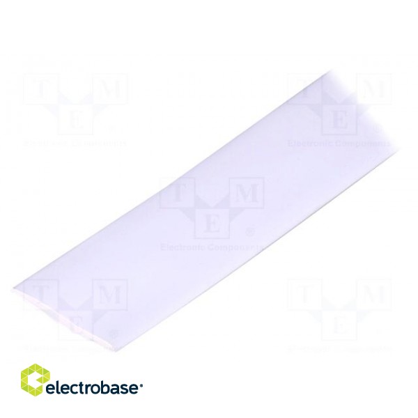 Heat shrink sleeve | glueless | 2: 1 | 38.1mm | L: 1m | white