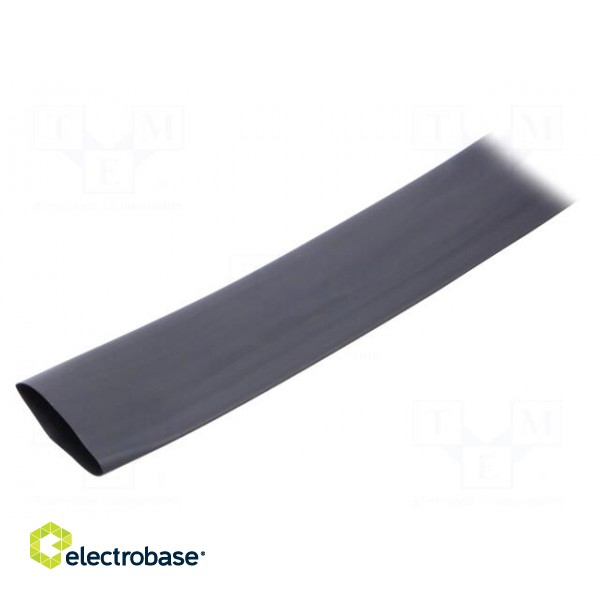 Heat shrink sleeve | glueless | 2: 1 | 38mm | L: 50m | black