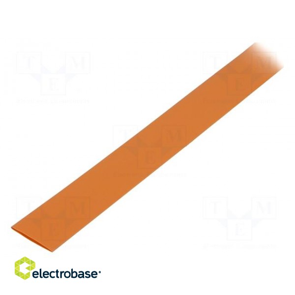 Heat shrink sleeve | glueless | 2: 1 | 50.8mm | L: 1m | orange