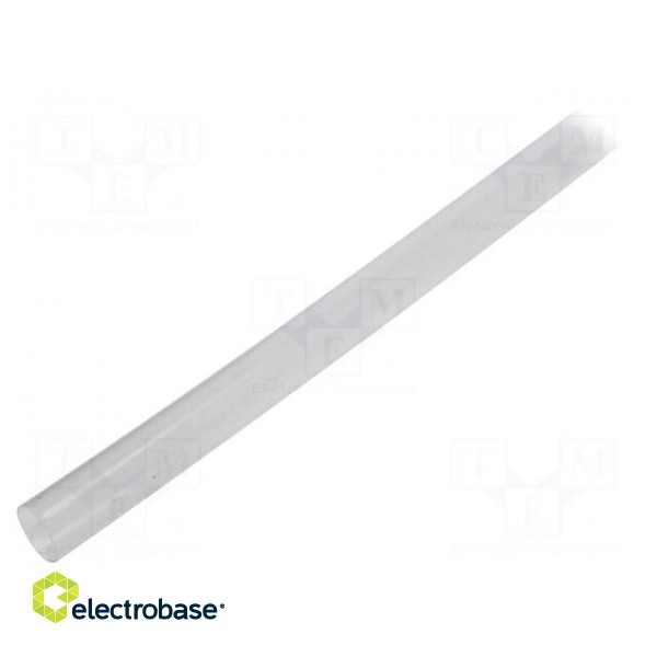 Heat shrink sleeve | glueless | 2: 1 | 6.4mm | L: 1m | transparent
