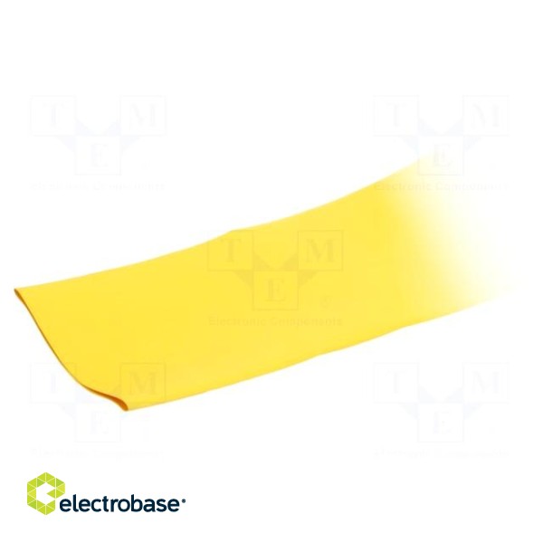 Heat shrink sleeve | glueless | 2: 1 | 76.2mm | yellow | polyolefine