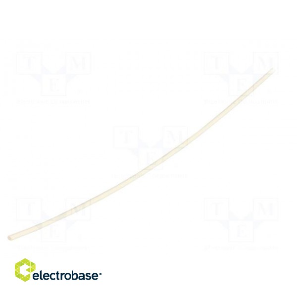 Heat shrink sleeve | glueless,flexible | 2: 1 | 1.2mm | L: 1.2m | white