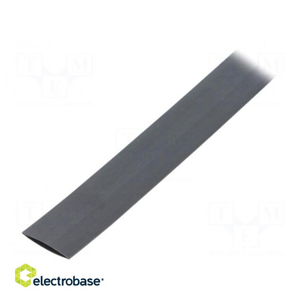 Heat shrink sleeve | glueless,flexible | 2: 1 | 12.7mm | L: 10m | black