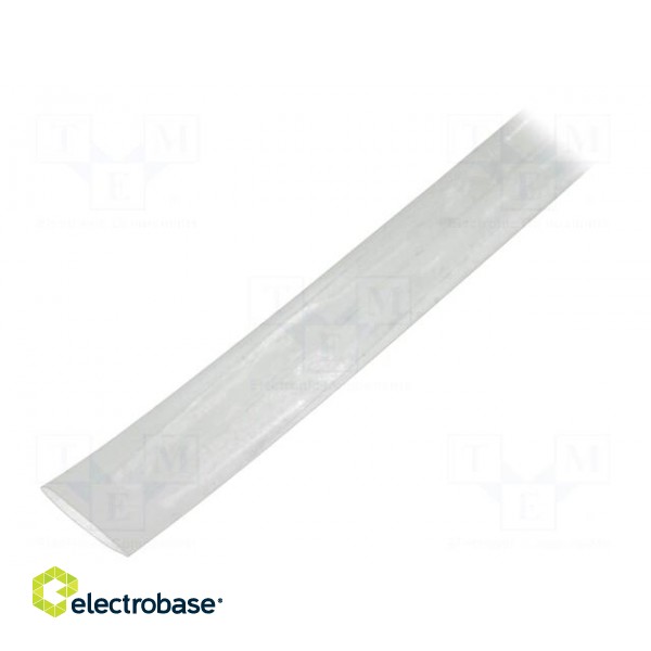 Heat shrink sleeve | flexible | 2: 1 | 19mm | L: 10m | transparent