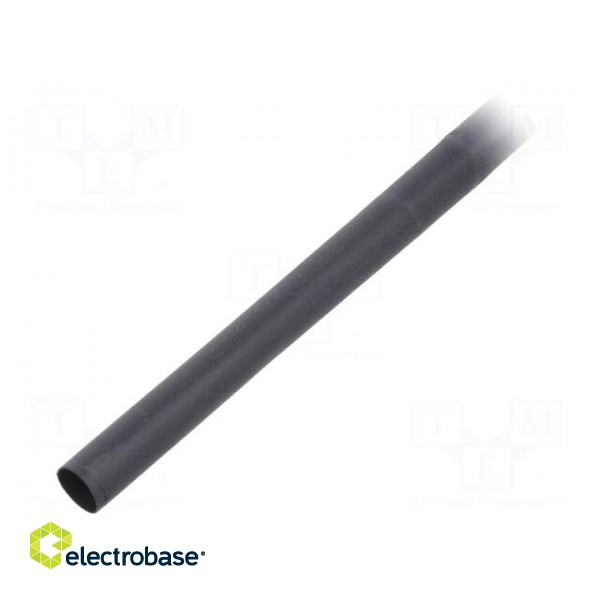 Heat shrink sleeve | glueless,flexible | 2: 1 | 4.8mm | black | RNF-100