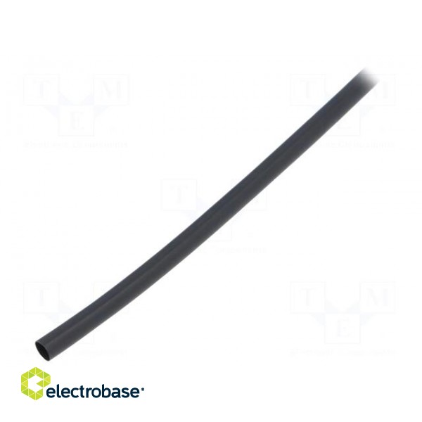 Heat shrink sleeve | flexible | 2: 1 | 4.8mm | L: 10m | black