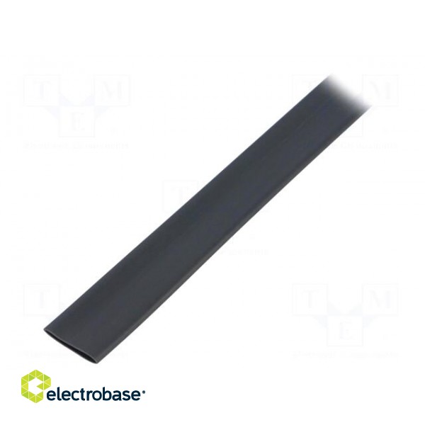 Heat shrink sleeve | flexible | 2: 1 | 9.5mm | L: 10m | black